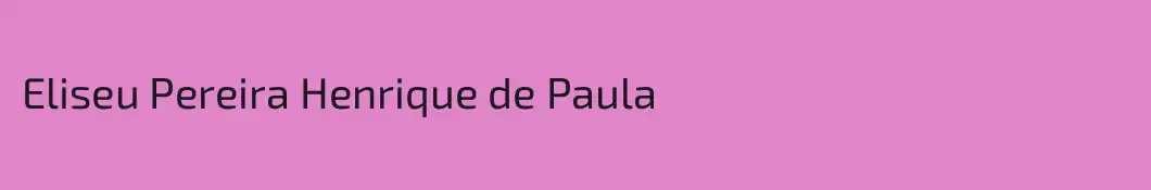 Eliseu Pereira Henrique de Paula